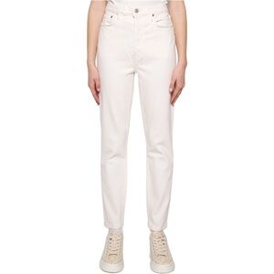 NWT RE/DONE 90s High Rise Ankle Crop Jeans Vintage White